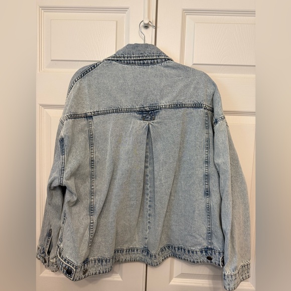 NWT Mustard Seed Denim Jacket (oversized) - Picture 2 of 2